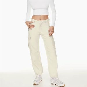 Aritzia high waisted cargo pants
